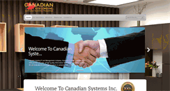 Desktop Screenshot of canadiansystems.net
